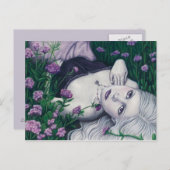 Spring Fantasy Postcard Postkarte (Vorne/Hinten)