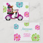 Spring Fashion Handbags Retro Daisy Blume Visitenkarte (Vorne/Hinten)