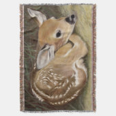 Spring Fawn Decke (Vorderseite Vertikal)