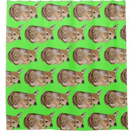 Spring Fawn Duschvorhang (Vorderseite)