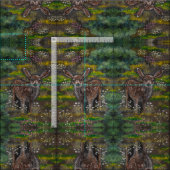 Spring Fawn Fabric Stoff (Kachel)