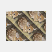 Spring Fawn Fleecedecke (Vorderseite (Horizontal))