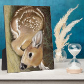 Spring Fawn Fotoplatte (Seite)
