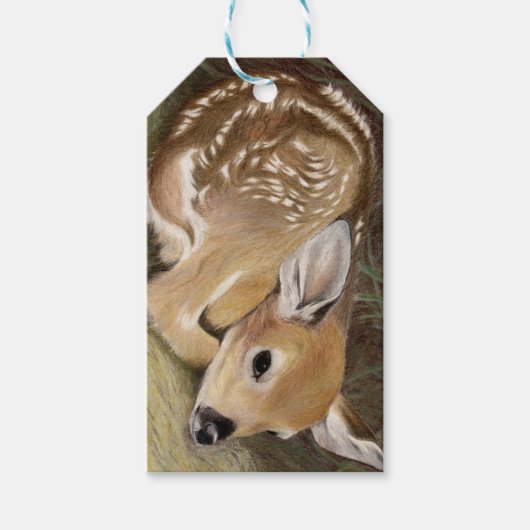 Spring Fawn Geschenkanhänger (Vorderseite)