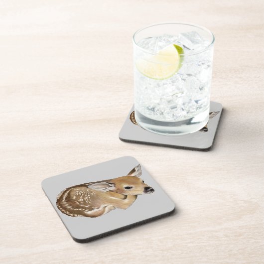 Spring Fawn Getränkeuntersetzer (Rechte Seite)