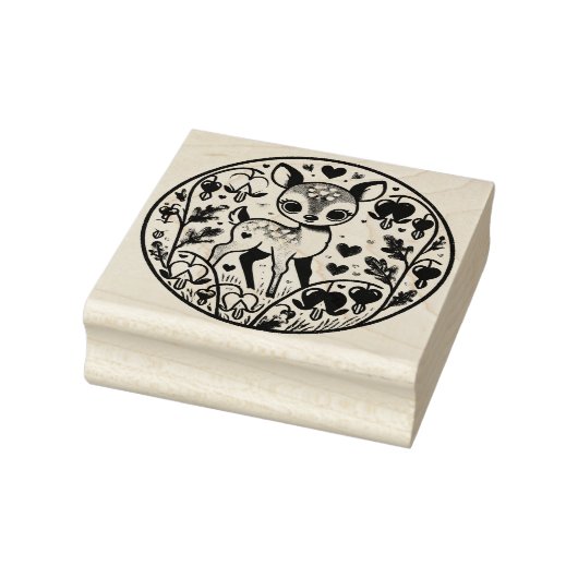 Spring Fawn Gummistempel (Stempel)