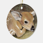 Spring Fawn Keramik Ornament (Links)