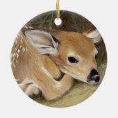 Spring Fawn Keramik Ornament (Hinten)