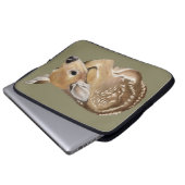Spring Fawn Laptopschutzhülle (Vorne Knopf)
