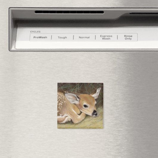 Spring Fawn Magnet (In Situ (Geschirrspüler))