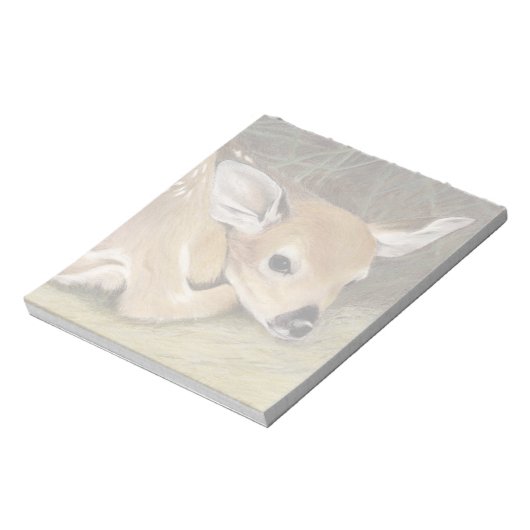 Spring Fawn Notizblock (Rotiert)