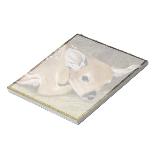 Spring Fawn Notizblock (Rotiert)