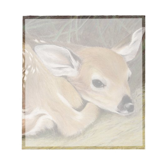 Spring Fawn Notizblock (Vorderseite)