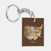 Spring Fawn Schlüsselanhänger (Vorderseite links)