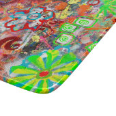 Spring Fee Deko Glass Cutting Board Schneidebrett (Ecke)