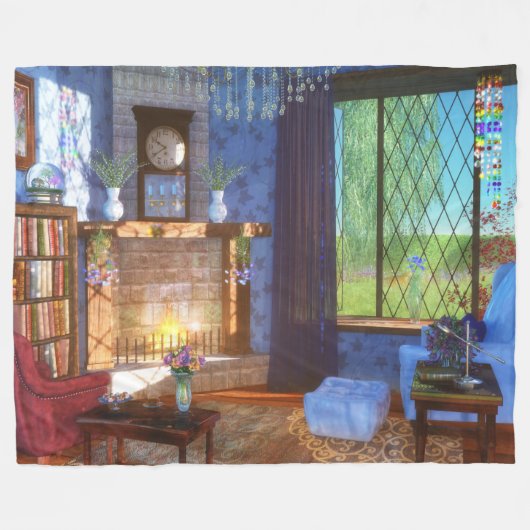 Spring Felicity Fleece Blanket (Vorderseite (Horizontal))