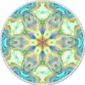 Spring Fever Mandala Aufkleber (Vorderseite)