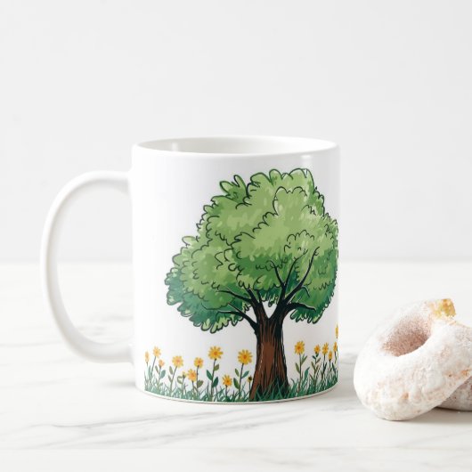 Spring Field Mug Kaffeetasse (Mit Donut)