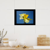Spring Fine Art Prints Yellow Daffodil Blue Sky Poster (Küche)