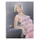 Spring Flapper Notebook Notizblock (Vorderseite)