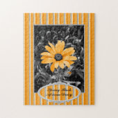 Spring Flash African Daisy Fotograph Custom Puzzle (Vertikal)