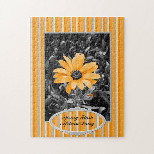 Spring Flash African Daisy Fotograph Custom Puzzle (Vertikal)