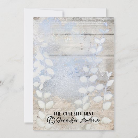 Spring Fling Butterfly Polterabend Einladung (Rückseite)