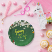 Spring Fling Garden Party Celebration Pappteller (Party)