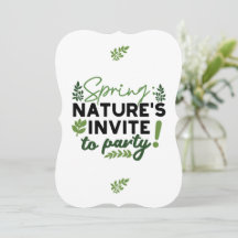 Spring Fling Party - Nature's Celebration Call