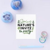 Spring Fling Party - Nature's Celebration Call Flyer (Einzeln)