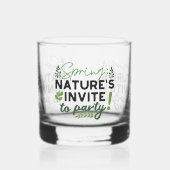 Spring Fling Party - Nature's Celebration Call Whiskyglas (Links)