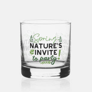 Spring Fling Party - Nature's Celebration Call Whiskyglas