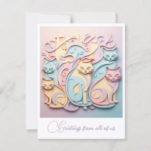 " SPRING FLING " POSTKARTE