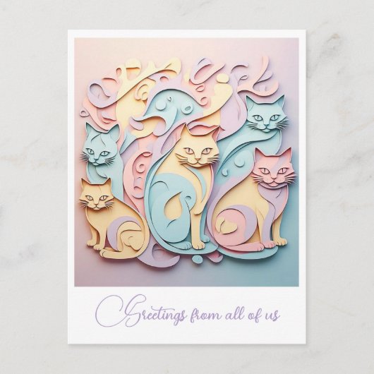 " SPRING FLING " POSTKARTE (Vorderseite)