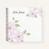 Spring Floral 8.5" x 8.5" SpiralNotebook Notizbuch (Vorderseite)
