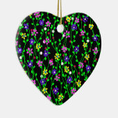 Spring Floral Art Keramik Ornament (Rechts)