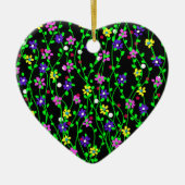 Spring Floral Art Keramik Ornament (Vorne)