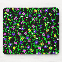 Spring Floral Art Mousepad
