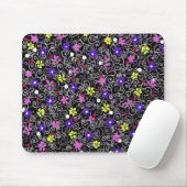 Spring Floral Art Mousepad (Mit Mouse)