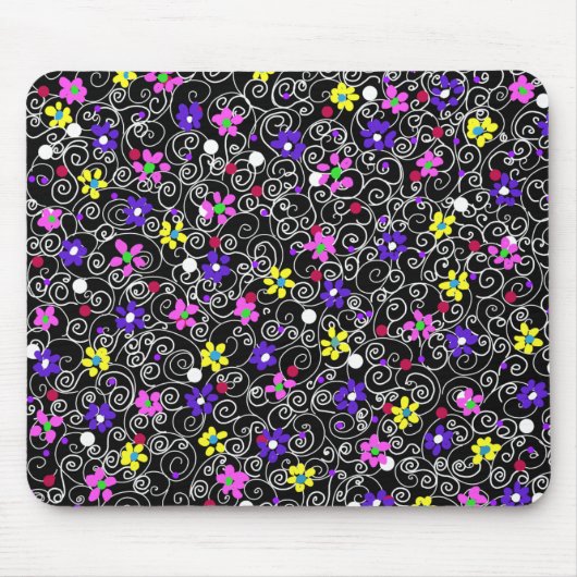 Spring Floral Art Mousepad (Vorne)