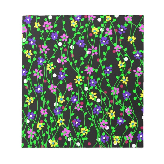 Spring Floral Art Notizblock (Vorderseite)