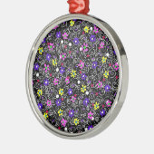 Spring Floral Art Ornament Aus Metall (Links)