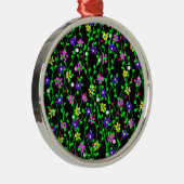 Spring Floral Art Ornament Aus Metall (Rechts)