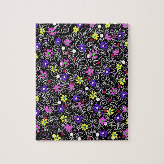Spring Floral Art Puzzle (Vertikal)