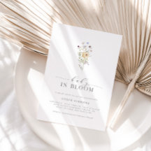 Spring Floral Baby in Bloom Baby Dusche |