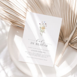 Spring Floral Baby in Bloom Baby Dusche | Einladung