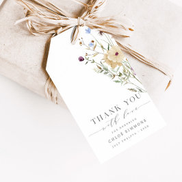 Spring Floral Baby in Bloom Baby Dusche Vielen Dan Geschenkanhänger