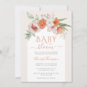 Spring Floral Baby in Bloom Wildblume Babydusche Einladung (Vorderseite)