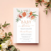 Spring Floral Baby in Bloom Wildblume Babydusche