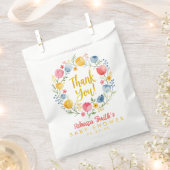Spring Floral Baby Shower Fevor Bag - April Dusche Geschenktütchen (Ausgeschnitten)